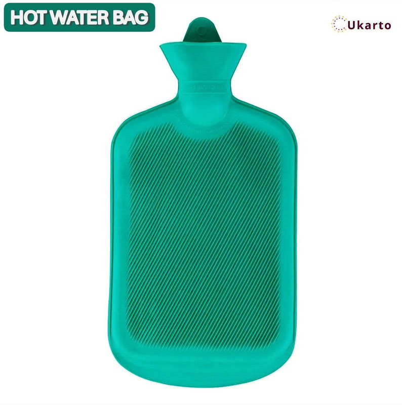 VELORA Rubber Hot Water Bag for Periods, Back,Stomach and Full Pain Relief Non-Electrical 2 L Hot Water Bag(Multicolor)