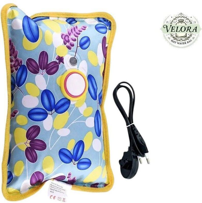 CURESURE Easy to Use & Reusable for Cramps, Back Pain, Muscle Aches & Winter Comfort Electrical 1 L Hot Water Bag(Multicolor)