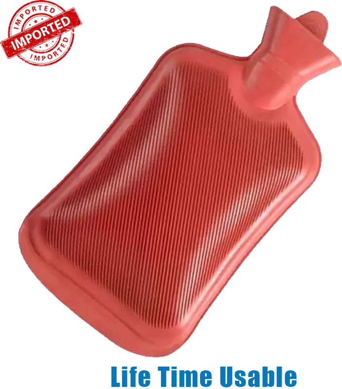 Cinnamon Electric Portable Warm Hot Pad Heating Electric 1 L Hot Water Bag(Multicolor)