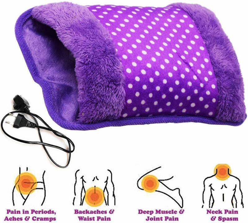Nikhat hot water bag for pain relief Hand Pocket Heat Pouch for Pain Relief Hot Gel Warm Bag 1 L Hot Water Bag(Multicolor)