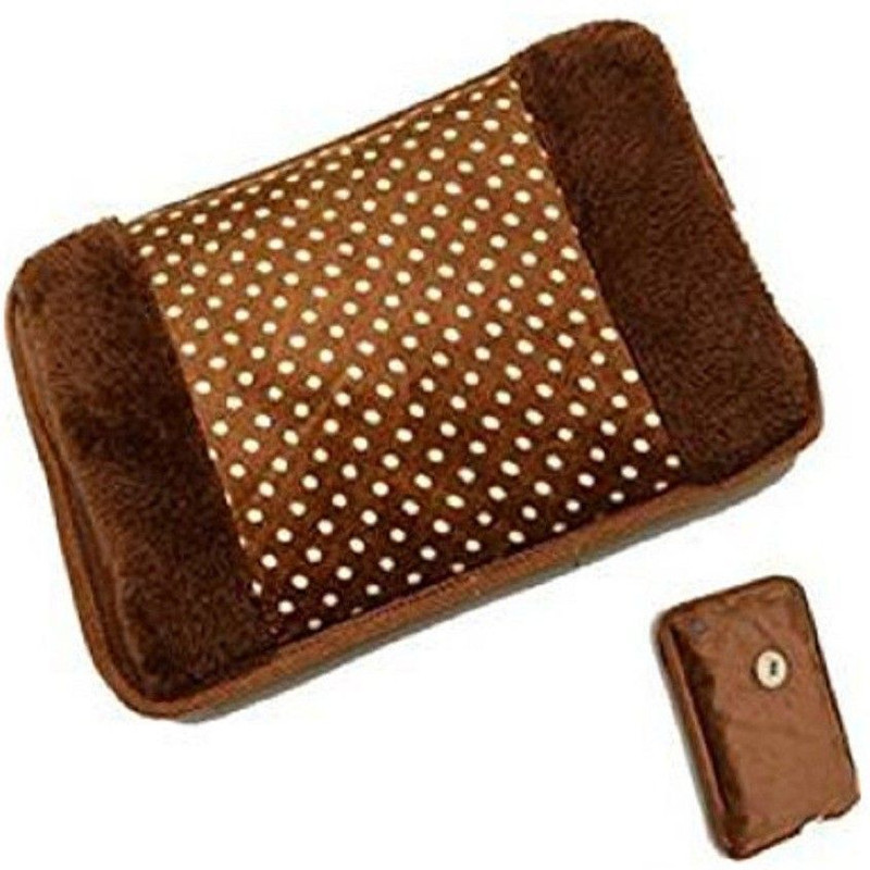 HotMate Good Quality Soft Fur Pocket Heat Gel Pad Electric Hot Water Bag Electrical 1 L Hot Water Bag(Multicolor)