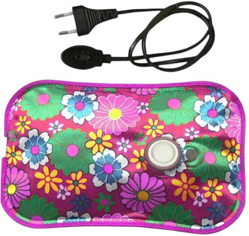 VELORA Safe & Reusable Heating Pad for Cramps, Back Pain, Joints & Body Warmth Electrical 1 L Hot Water Bag(Multicolor)