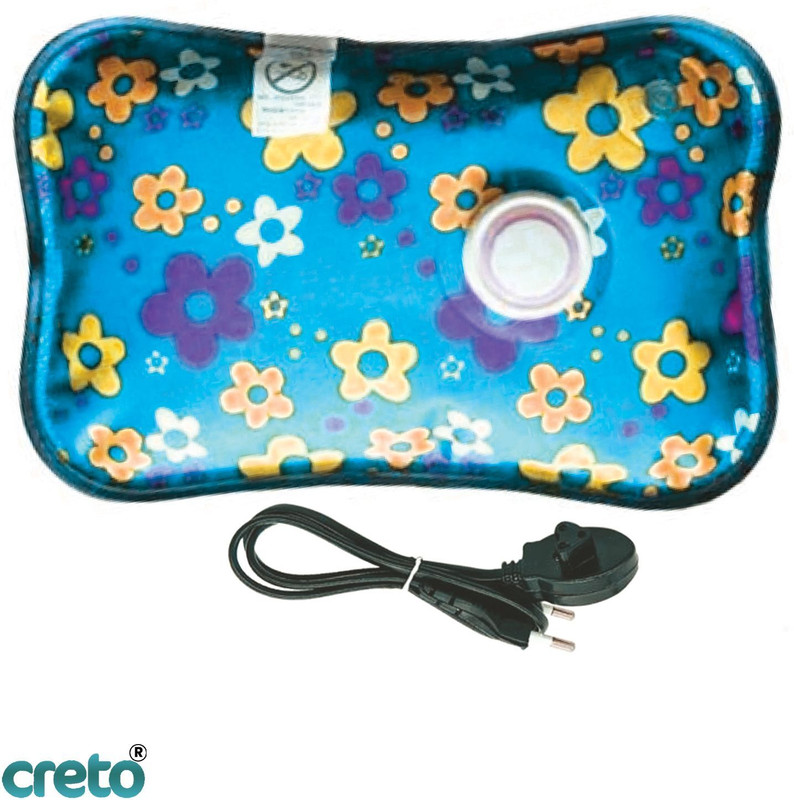 CRETO Comfort Pad Gel Heat For Back Pain & Period Cramps Electric 1 L Hot Water Bag(Multicolor)