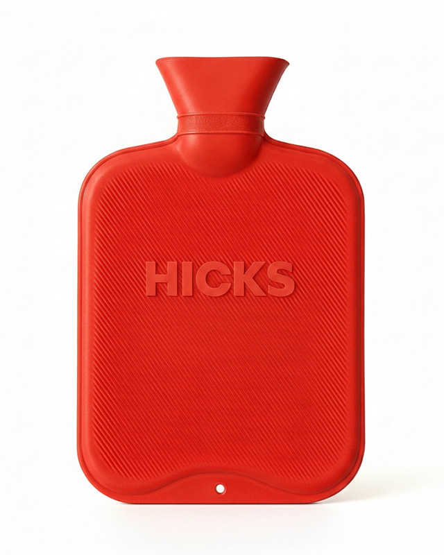 Hicks Hot Water Bag For Pain Relief Backpain Stomachpain Periods Cramps Rubber Hot Bag Hot water bag red color 2 L Hot Water Bag(Red, Blue)