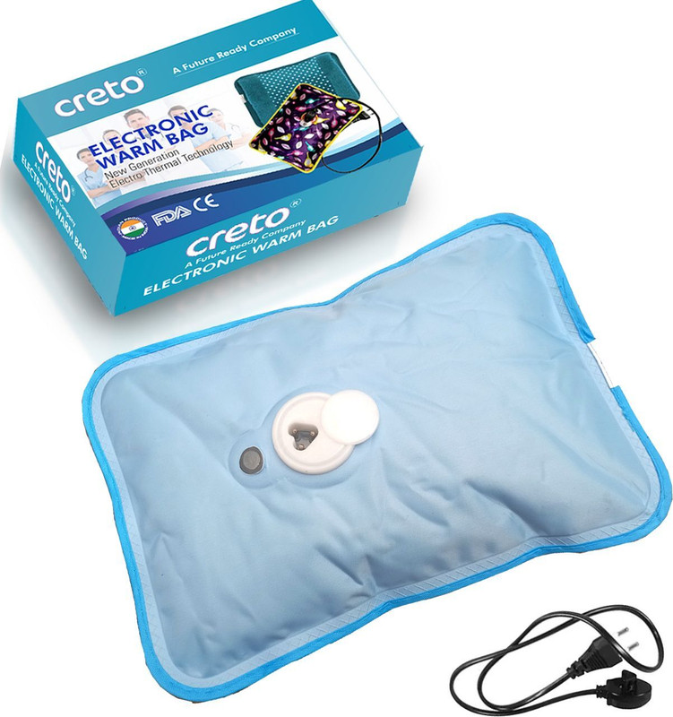 CRETO Heating Pad Gel Full Body Pain Reliever Electric 1 L Hot Water Bag(Multicolor)
