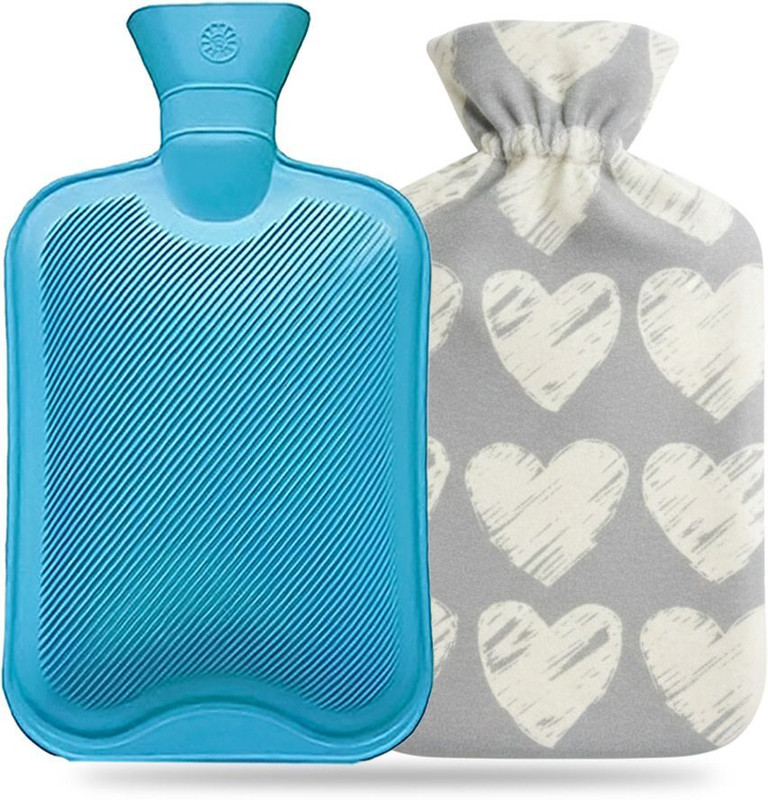 CRETO Heat Pad Super Classic Rubber Cover Pain Relief Durable Non Electric 2 L Hot Water Bag(Multicolor)