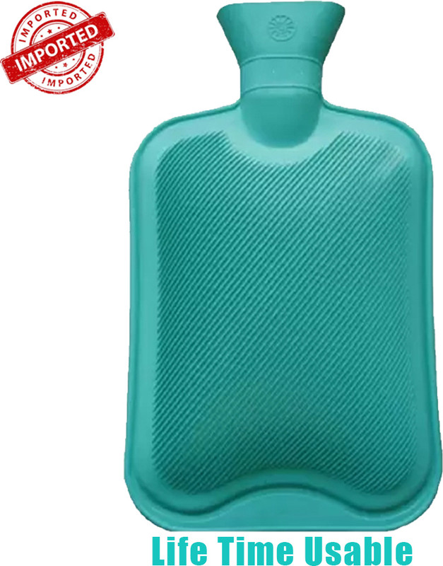 CRESCENT New Durable Non Toxic Rubber Hot Water Bag Non Electric 1 L Hot Water Bag(Multicolor)