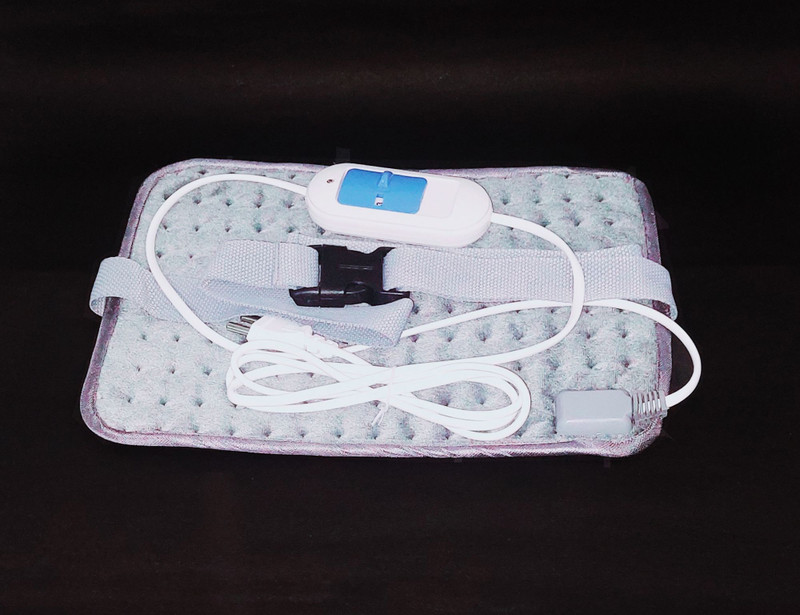 LOOKFIT Electric Heating Belt For Back Pain And Heat Pad For Dry Therapy Heating Pad ORTHOPEDIC PAIN RELIFE 1 L Hot Water Bag(White)