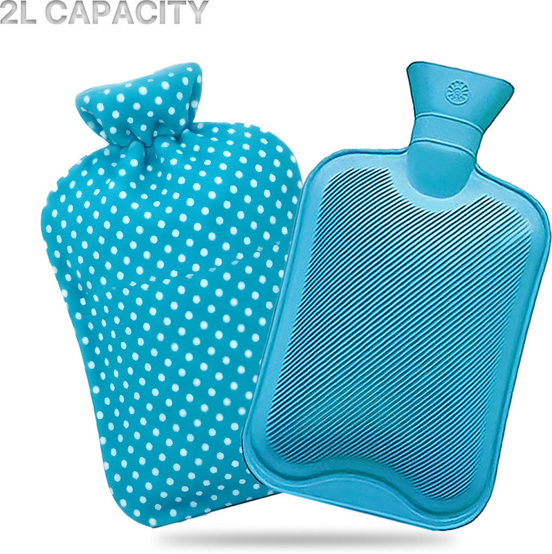 CRETO Heat Pad Rubber Cover Pain Reliever Non Electric 2 L Hot Water Bag(Multicolor)
