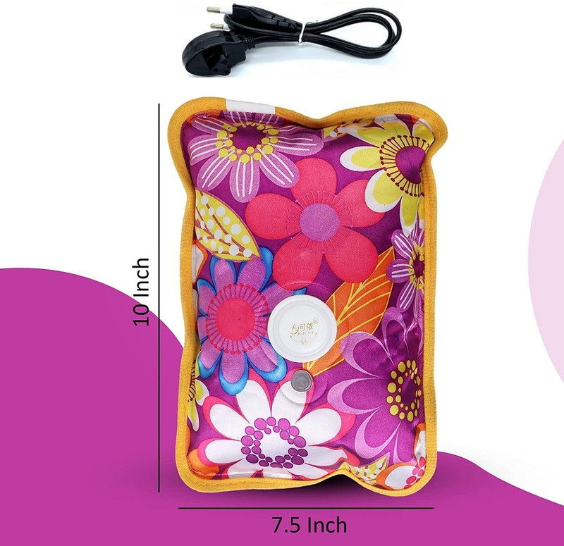 NezTech Electric Hot Water Bag for Pain Relief Warm Heating Gel Pad Muscle Body Ache Electrical 1500 ml Hot Water Bag(Multicolor)