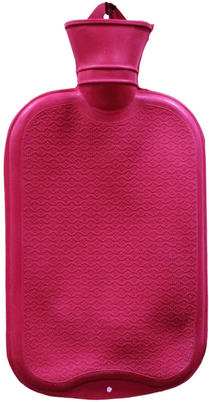 DUCKBACK Super Deluxe Leakproof Rubber Hot Water Bag with Brass Cap Hot water Bag 2 L Hot Water Bag(Pink)