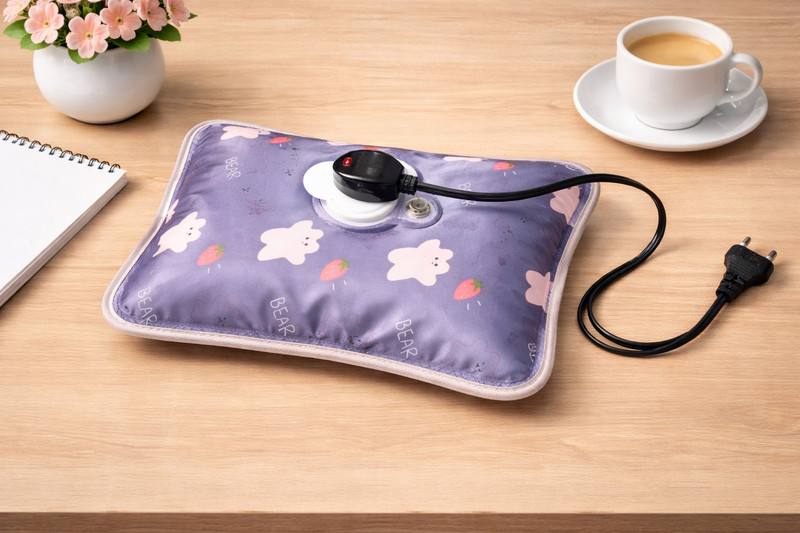 RCSP Electric Hot Water Bag Heating Pad for Pain Relief Fast Heating Gel Bag for Back, Neck & Cramps | Leakproof & Reusable 1 L Hot Water Bag(Multicolor)
