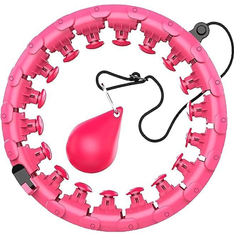 NSUSU Hula Hoop for Adults,Abdomen Fitness Massage, Great for Adults and Beginners D Hula Hoop(Diameter - 72 cm)