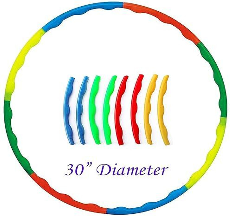 Antelope Hula Hoop Rings Zig Zag for Adult ,Kids, Exercise ,Gym , Fitness,Boys Hula Hoop Hula Hoop(Diameter - 80 cm)