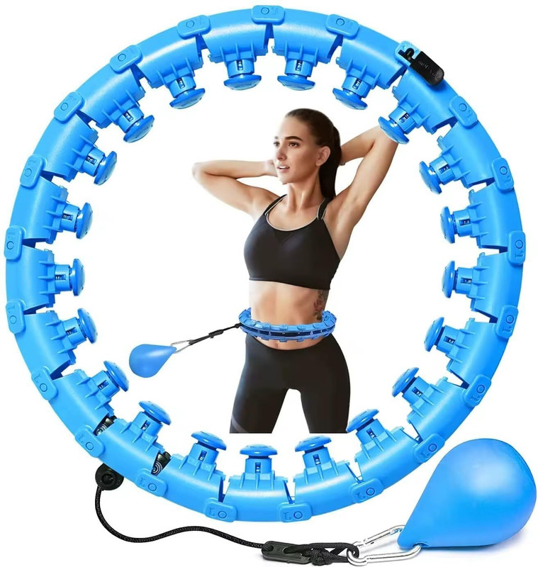 touaretails Smart Hula Ring Hoop For Weight Loss, 24 (52 Inch) Detachable Fitness Ring Hula Hoop(Diameter - 12 cm)
