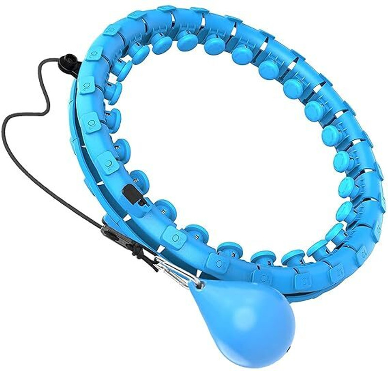 JUST ELITE Smart Infinity Weighted Hula Ring Hoops Hula Hoop(Diameter - 140 cm)