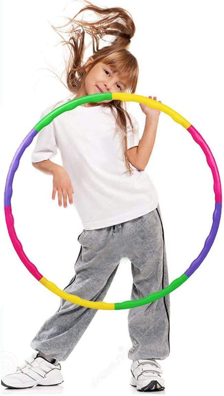 heet Hula Hoop Zig Zag for Adult Kids Quality Exercise Fitness Ring Hula Hoop(Diameter - 62 cm)