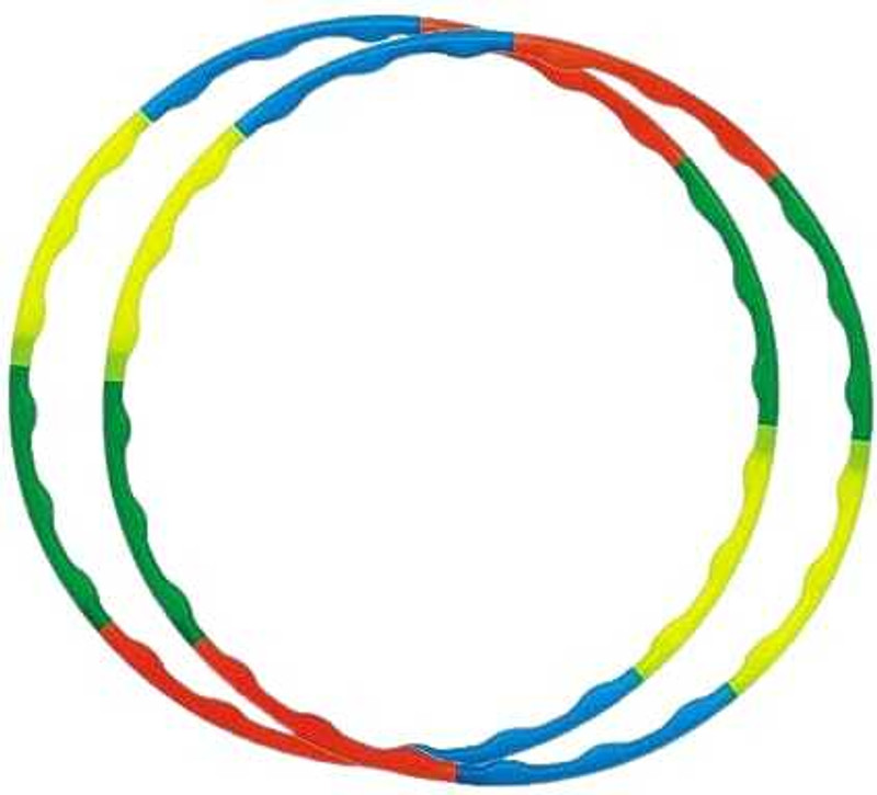 Hyper Hula Hoop-Exercise Ring for Fitness and Playing with Kids and Adults , Pack of 2 Hula Hoop(Diameter - 60 cm)