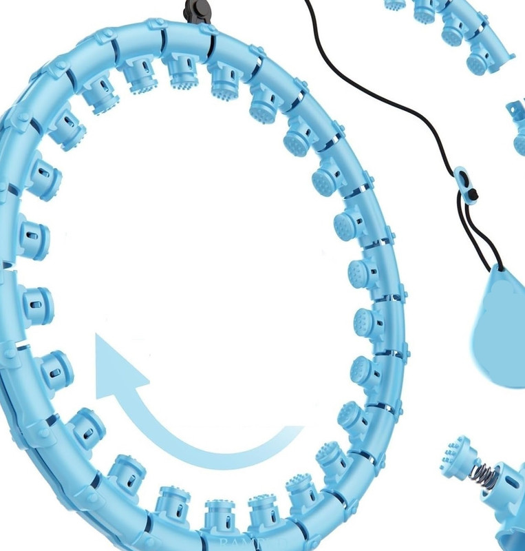Trishaan Get Slim Fast with Smart Weighted Hula Hoop Workout Hula Hoop(Diameter - 130 cm)