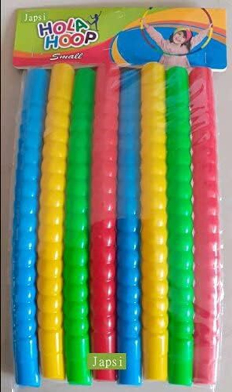 Neel Madhav Colorful Kids Hula Hoop Rings Set for Indoor-Outdoor Play, Lightweight Exercise Hula Hoop(Diameter - 60 cm)