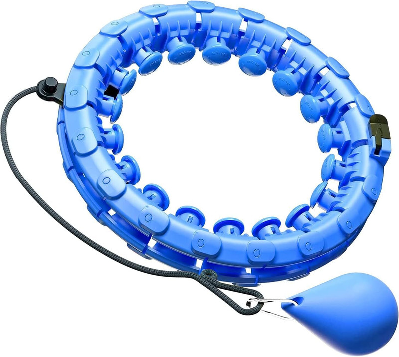 Jiyancreation Weighted Hula Circle for Fitness Hoop Plus Size Women Hula Hoop(Diameter - 72 cm)