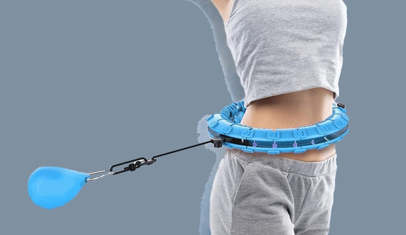 Trishaan Portable Detachable Exercise Hoop for Travel & Home Gym Hula Hoop(Diameter - 130 cm)
