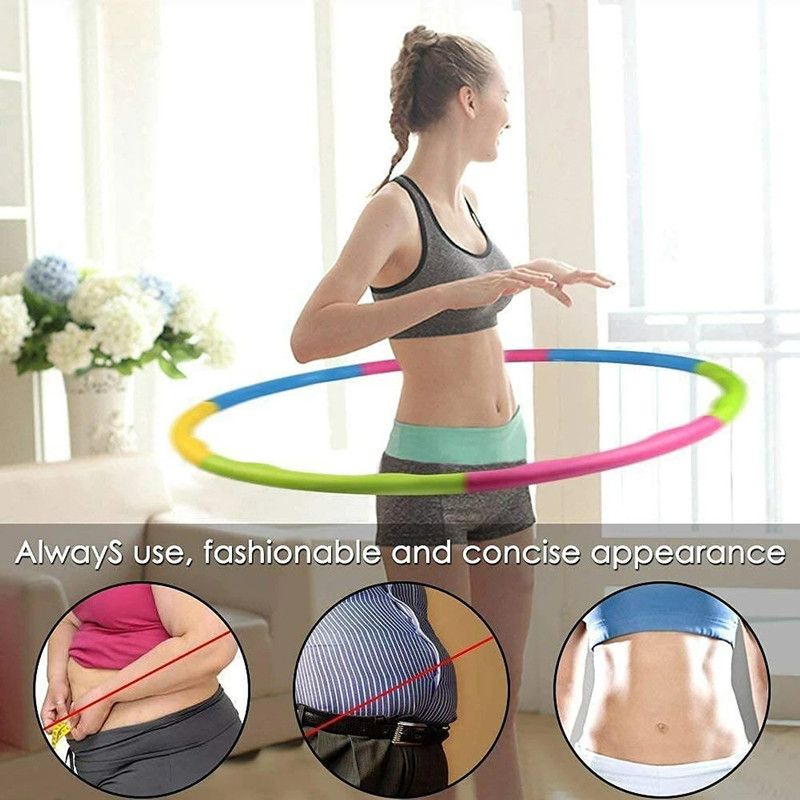NAITRI Kids Multicolor Hula Hoop Ring Fitness Toy for Boys & Girls Hula Hoop(Diameter - 75 cm)