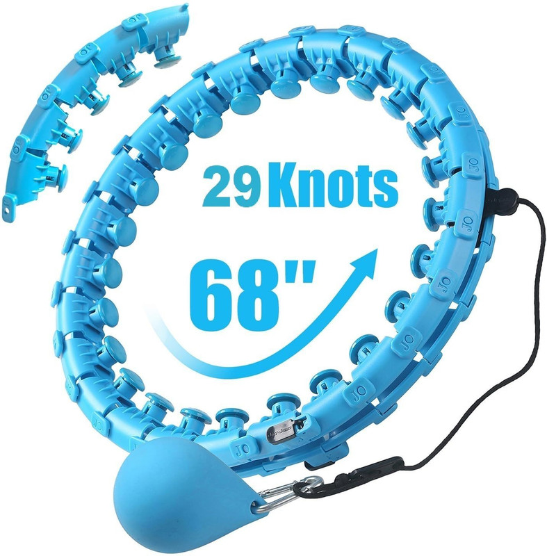 NURIOR Smart Hula Hoops Weight Loss for Women Hoop 2 in1 Fitness Exercise (Extra large) Hula Hoop(Diameter - 160 cm)