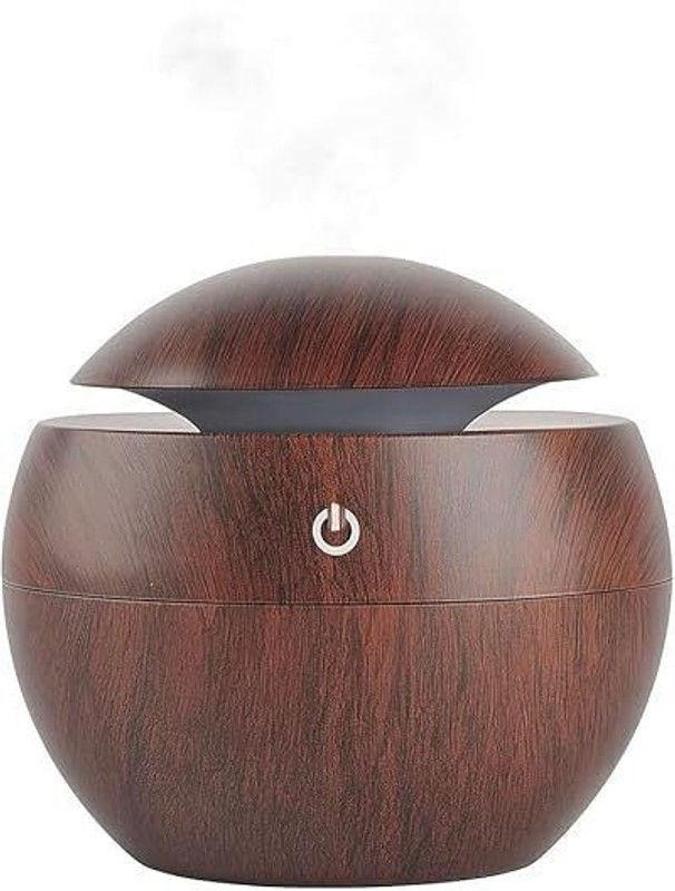 GG Gift Room Wood-Grain Sphere Humidifier / Mini USB Aroma Diffuser Humidifier