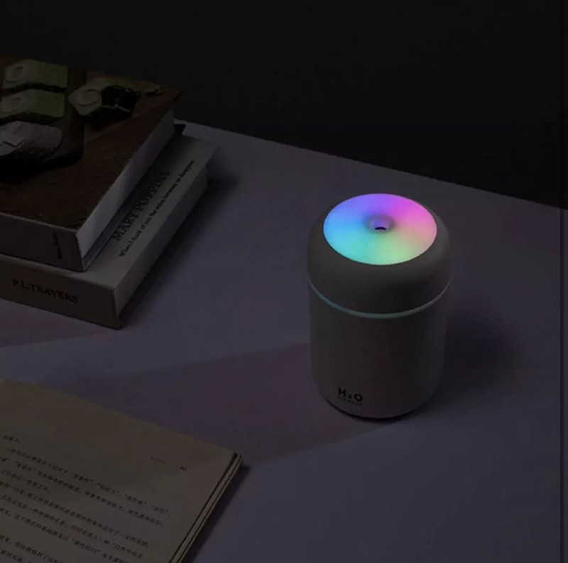 bachatpower Room Mini USB Humidifier with LED Light Portable Cool Mist Diffuser for Home & Office Humidifier