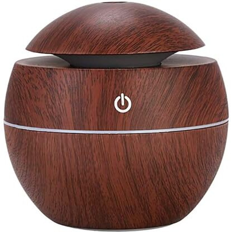 TRIMIS Room Wooden Cool Mist Humidifiers Essential Oil Diffuser Aroma with Colorful lights Humidifier
