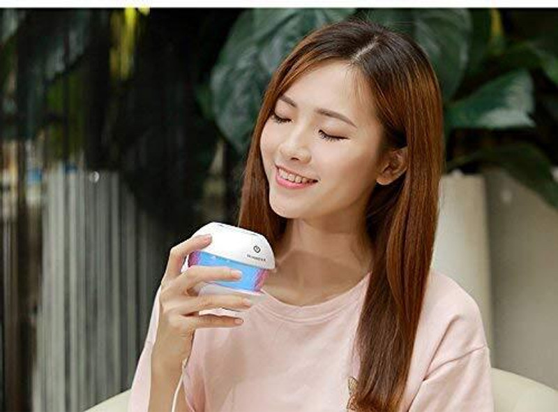 lizafabric Room Sky Blue Mini USB Cool Mist Humidifier for Bedroom & Office Humidifier