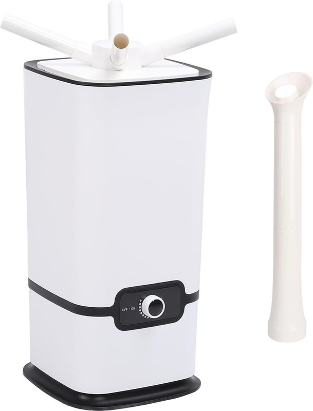 Allin Exporters Room 45W Cool Mist Humidifier 16L Bottom Fill Ultrasonic Floor 2 & 4 Nozzle Tubes Humidifier