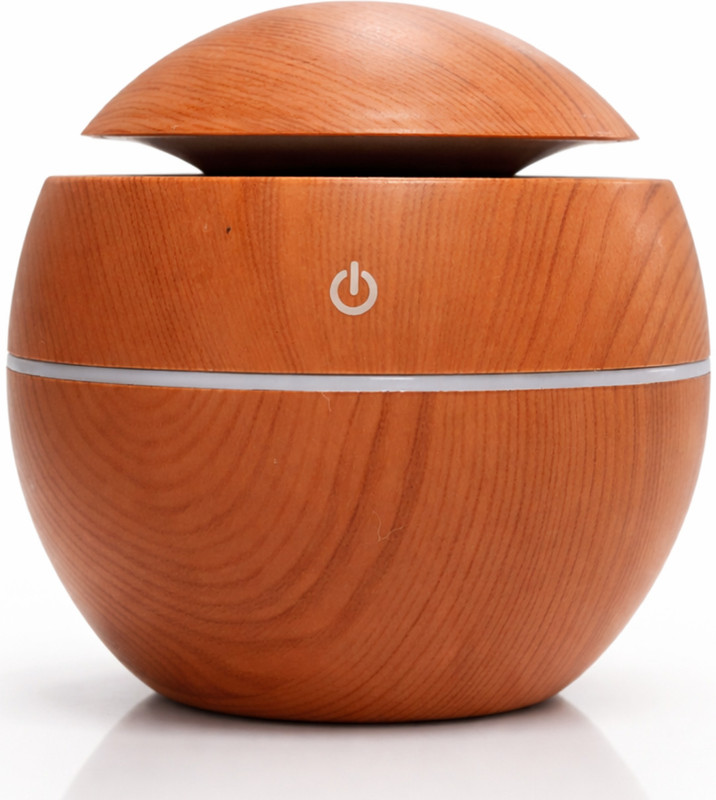viDixn Room Ultrasonic Aroma Diffuser Wooden Finish with LED Light Humidifier