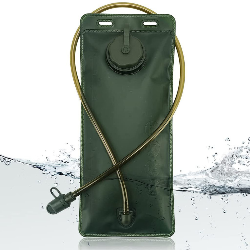Vtake 3L Foldable Hydration Bladder with Straw Water Bladder Leakproof Hydration Bag Hydration Pack