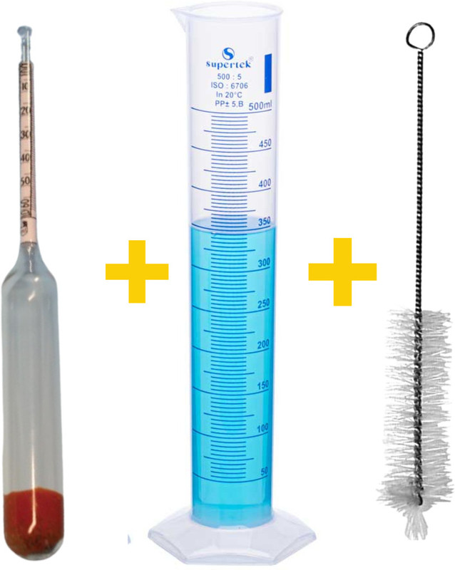 labcare Urinometer with Free 100ml Mesuring jar Hydrometer