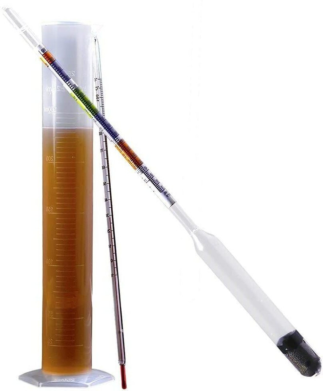 wkm Triple Scale Alcohol Hydrometer Hydrometer