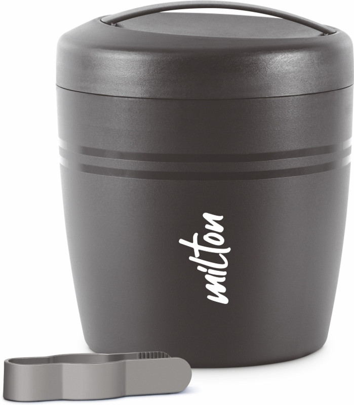 MILTON 1.4 L Plastic polar ice pail black 1 Ice Bucket(Grey)