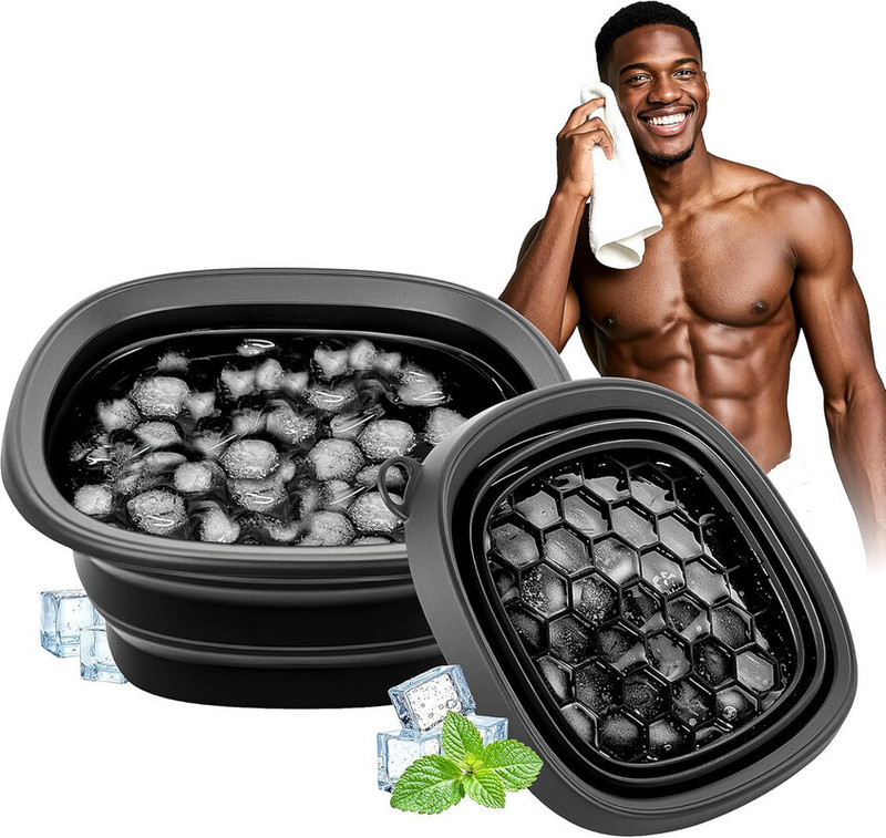 WATER KING 4 L Silicone ICEB04 Ice Bucket(Black)