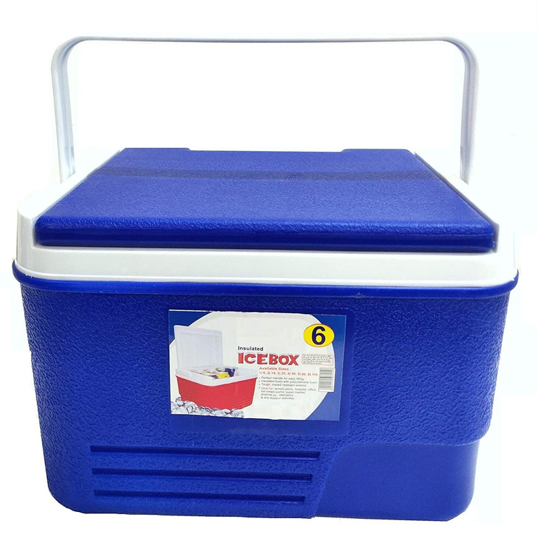 AVAIKSA Multipurpose Insulated Chiller Ice Box ( 6 L _ Blue ) Cooling Box(Blue, 6 L)