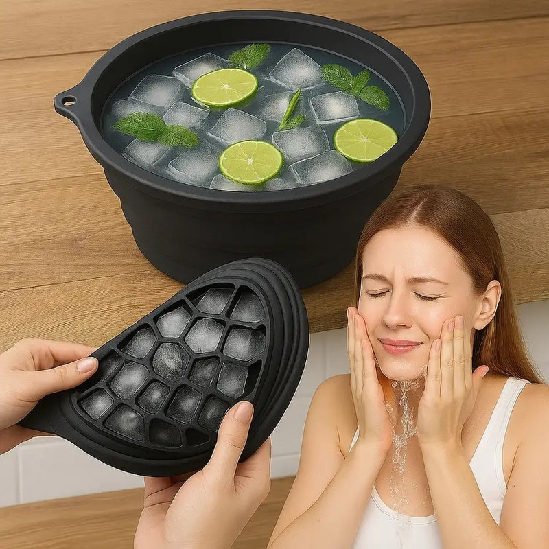 koktailkitchan Silicone Massage Bowl(Pack of 1, Black)