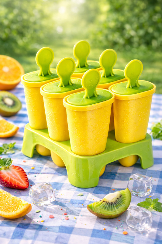 aoraki 600 ml Manual Ice Cream Maker(Green, Yellow)