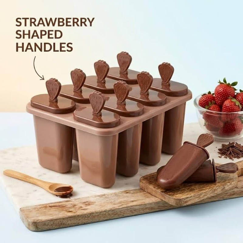 TASTIC 600 ml Manual Ice Cream Maker(Brown)
