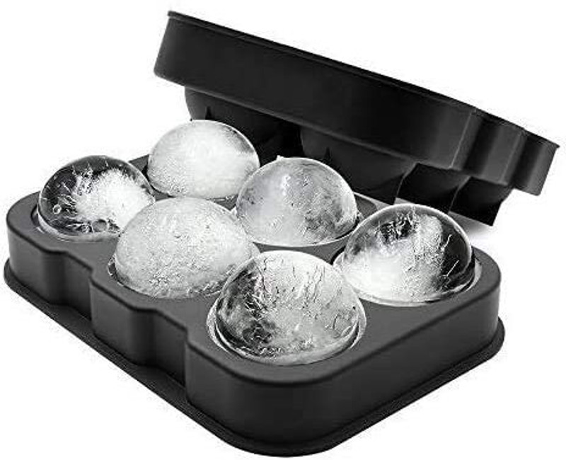 zvonko Whisky Ball 6 SEC Round Flexible Silicone Whiskey Ice Ball Maker, Ice Cube Trays Multicolor Silicone Ice Ball Tray(Pack of1)
