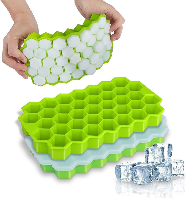 MoldBerry 24 Square Ice cube tray Multicolor Silicone Ice Cube Tray(Pack of1)