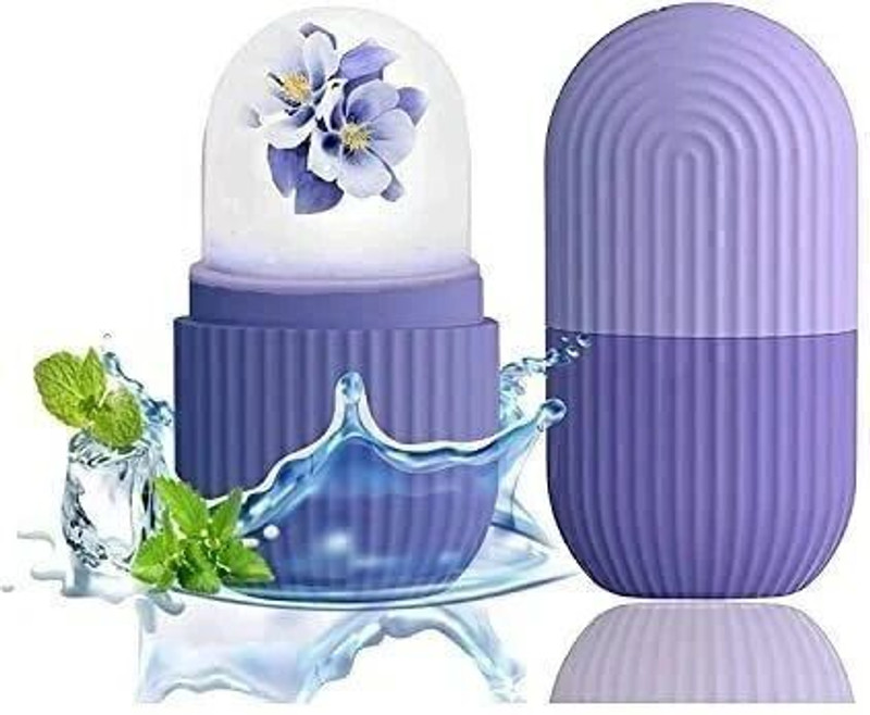 EasyOne Silicone Ice Roller for Face, Ice Roller Multicolor Silicone Ice Cube Tray(Pack of1)
