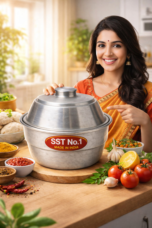 Muthaiyatraders Aluminium Idly diyappam CookerInduction & Standard Idli Maker (2Plates,11 Idlis) Induction & Standard Idli Maker(2 Plates , 11 Idlis )