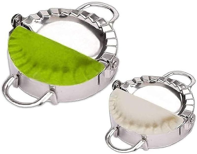 MOKIRIA Stainless Steel Momos Maker Cutter- Big Size Dumpling Maker Induction Idli Maker(1 Plates , 1 Idlis )