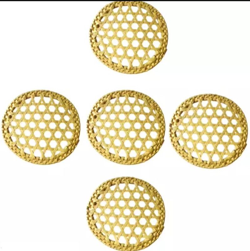 MCC Palm Leaf Idiyappam Plates |Eco-Friendly Idiyappam Thattu Set for Soft Idiyappam Standard Idli Maker(5 Plates , 5 Idlis )