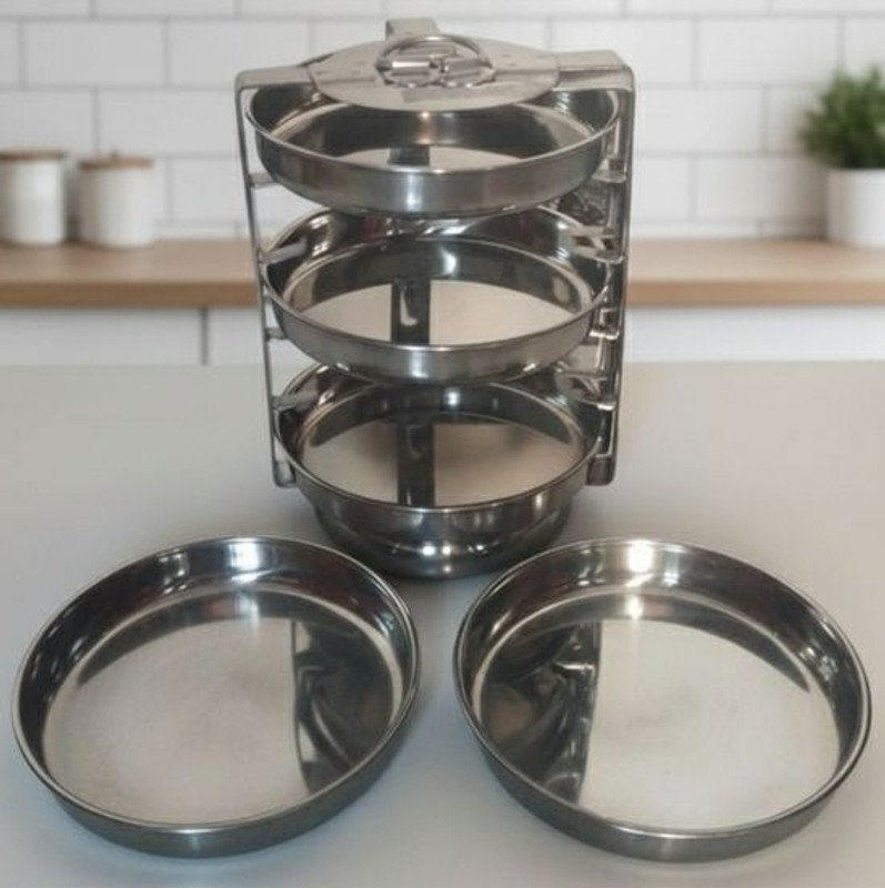 LIMRA Thattu idli maker/idiyappam maker/dhokla maker/thatte idli maker Induction & Standard Idli Maker(5 Plates , 5 Idlis )